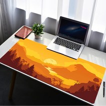 야구 스트라이커존 그물망 네트 피칭 배팅 연습 Deep forest firewatch 노트북 게이머 마우스 패드 게임용 대형 깔개 잠금 장치 키보드 70x30 cm CSGO LOL, firewatch (55)+400x900x3mm