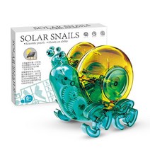 12 in 1 과학 실험 태양 로봇 장난감 DIY 빌딩 구동 학습 도구 교육 어린이용 기술 가제트 키트, [05] Snail