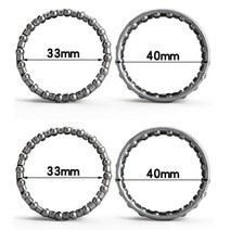 4pcs 3240mm 자전거 헤드셋 공 철강 갇힌 볼 베어링 레이스 사이클링 세트 프레임 프론트 포크 사이클 부품 액세서리, 없음