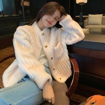드레보루조 / 리얼양모 소프트 퍼자켓