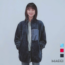 남여공용 양털 후리스 오버핏 루즈핏 뽀글이 플리스 집업 자켓