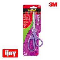 3M 스카치 학생용가위 7인치 1407S-MIX 어린이 양손가위