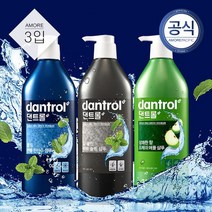 댄트롤 샴푸 820ml 3입 딥클린 박하솔트 쿨링 멘톨탄산수 프래쉬애플, 01 딥 클린 박하 솔트 샴푸 3입