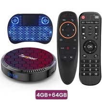 Transpeed-안드로이드 12 Allwinner h618 TV 박스 듀얼 와이파이 6 100M LAN 6k 3D BT5.0 OTA 32G 64G 128G 미디어 플레이어 셋톱, 10 64GG10Gkeyborad_04 Au 플러그