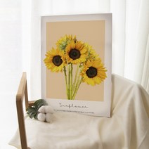 아란아트 풍수인테리어 복을부르는 해바라기 그림 캔버스액자, 26.로맨틱 선플라워