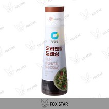 청정원 드레싱소스 오리엔탈드레싱325gx4개, 단품, 325g