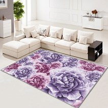 SKANDSALO 융단 카펫 침실 거실 식탁 꽃무늬 플라워 북유럽 자카드 클래식 대형 중형 카페트