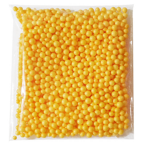 핸디몰 칼라스치로폼 공 5mm(선물포장 유리병장식등), 노랑색