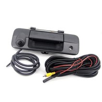 USTAR 테일게이트 핸들 카메라 후방 뷰 백업 주차 보조 카메라 토요타 툰드라 2007-2013 교체용: 69090-0C051 81214 블랙