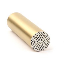 티타늄 무광 골드 장환봉 법인 개인 인감도장, 고인체