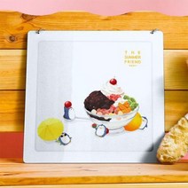 행잉액자 여름엔과일빙수지(사각중형).꾸밈, 타입4.망고