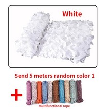 루프 탑 텐트 더블 레이어 보강 훈련 네트 커버 자동차 천막 멀티 사이즈, white+2x3m