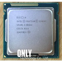 파워딜 인텔 펜티엄 G2020T 듀얼 코어 2.5GHz 3M 캐시 CPU 프로세서 SR10G LGA1155, 한개옵션0