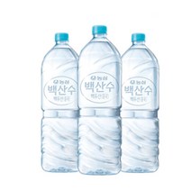 농심 생수 무라벨 백산수 2L 12병 생수, 농심 백산수 무라벨 2L 12병 생