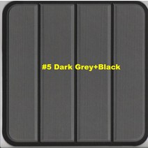1999 크루저 요트 3870 수영 플랫폼 조종석 패드 보트 EVA 폼 티크 바닥 매트, 5Dark Grey Black