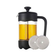 커피 프렌치프레스 티메이커 블랙 스텐 거름망+1 650ml 빈플러스