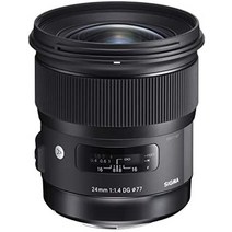 시그마 광각 렌즈 아트 0.9인치(24mm) f1.4 dg hsm 시그마 24-70 렌즈, 소니 전자, 단품