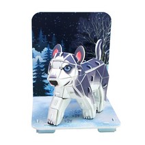 뜯어만드는세상 메이크마이펫 입체퍼즐, 41피스, 시베리안 허스키