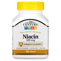 21st Century 나이아신 스테아르산 서방정 500mg 100정, 250mg 21st Century