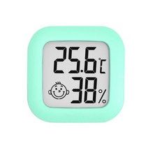 스마트온습도계 온도 습도 미니 디지털 실내 전자 센서 게이지 가정용 기상 관측소, 초록