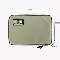 전자올겐 휴대용 방수 디지털 전자 케이블 정리 USB 가제트 데이터 라인 저장 가방 여행, 05 A-Gray