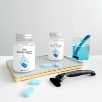 아크원 면도기클리너 전기면도기클리너 면도날 세척 소독+세정용 통1개