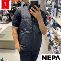 네파 NC신구로점 패딩조끼 맛집! 심플! 공용 C-TR 유틸리티 에코 패딩베스트 7IE1462