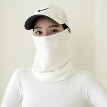 부드럽고 따뜻한 니트넥워머 여성골프 귀걸이형 넥워머