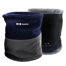 K2 듀얼스타일 넥워머 2개 블루안트 쉴드넥워머 세트, K2듀얼스타일넥워머(네이비그레이)+블루안트쉴드(블랙)