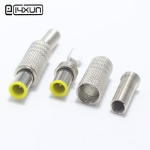 1pcs 6.5x4.4mm DC 전원 플매트 카펫 러그 OD5mm 케이블 용 팁 커넥터 오디오 어댑터가있는 6.5mm x 4.4mm 금속 수