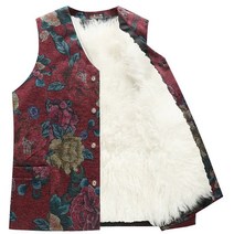 따뜻한조끼 가을겨울 미드 노년 양털 민소매 나시 무스탕베스트 여성 참되다 양가죽 두꺼운 마담 엄마옷 2997598165