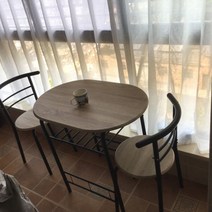 부부테이블 대리석 엔틱 러브테이블 세트 이테리, 화이트 튜브 화이트