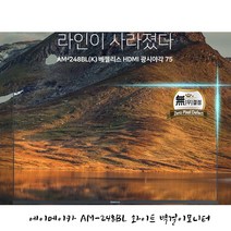 에이메카 24인치LED모니터 AM-248BL HDMI 고시원 원룸TV 업무용 벽걸이모니터, 에이메카  스텐드방식
