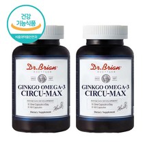 징코 오메가3 써큐맥스 은행잎 병풀 산사나무 열매 추출물 멸치 오메가쓰리 플라보놀베당체 비타민E 기억력개선 혈행개선 영양제 2종 기능성인정, 2E  a