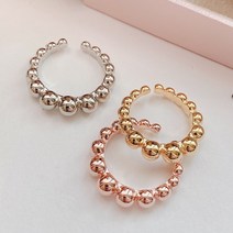 동글 비즈 볼 반지 (3color)