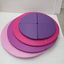 폴 댄스 봉춤 매트 접이식 낙하 방지 체조 요가, 직경 1.2 미터두께 10 cm 색상 문의
