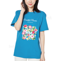 아이엠스톡 110-3XL 뷰티플 플라워 11 한국 korea 남여공용 티셔츠