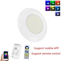 수영장청소기 LED 스마트 수중 램프 IP68 수영장 조명 모바일 앱 제어 파티 장식 ABS RGB 잠수정 12V, 05 green_01 9W