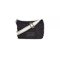 Marc Jacobs 여성용 메신저 백 블랙. E퀼트 나일론