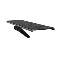 VIVO TV 및 모니터 상단 선반 장착 브래킷 30.5cm12인치 너비의 패딩 플랫폼 회전 클램프 소형 스피커 스트리밍 장치 홈 데코 등 보관 마운트 SFTV1