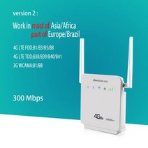 벤톤 R06 잠금 해제 4G 와이파이 라우터 무선 네트워킹 모뎀 4 외부 듀얼 안테나 Sim 카드 무제한 홈 Lte 리피터 CPE, CHINA_EU Plug | Version 2