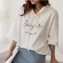 티셔츠 여성 의류 핫텐 데이 디데이 여자 중학생옷 하늘하늘 레이스 불량소녀 찰랑찰랑 러블리 반팔 후드티