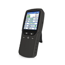 Langkou 대기 품질 모니터 폼알데히드 검출기 오염 측정기 센서 테스터; 실내 감지 및 테스트 TVOC 휘발성 유기 화합물 가스 PM2.5 2.5 Micron 미립자 먼지; e, Air Quality Monitor/ AQI/ TVOC