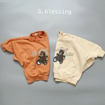 23봄 지블레싱 곰돌이맨투맨