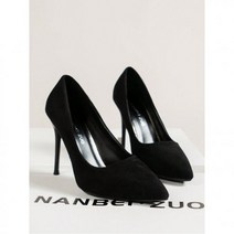 블랙 프라이데이 파티 휴가 결혼식 기념일 있는 스타일 새로운 시크 클래식 봄 여름 가을 겨울 다용도 포인트 토 대 사이즈 스틸레토 일 승무원 신발 스웨이드 같은 장식 우아한