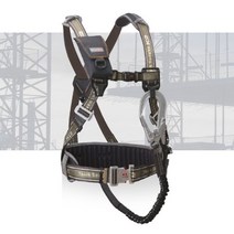 K2 산업현장용 상체식 안전벨트 브라운, M, 1개