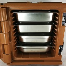 대용량 급식 보온기 테이크 아웃 음식 배달 반찬 보온 구내식당 급식소 부페 반찬통 수납상자, 90L 커피색 휠 상자 + 선반 4개