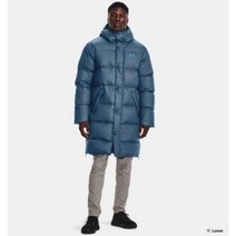 [국내 매장판] 언더아머 UNDER ARMOUR 언더아머남성 UA Storm 아머 다운 퍼퍼 파카 발수 기능성 우븐 소재 롱패딩 운동용 일상복 헬스 트레이닝복 1375448-437