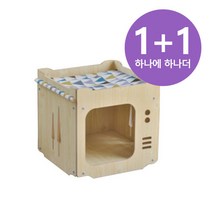 감성스터프 고양이 해먹 숨숨집 스크래쳐 캣타워, 원목(텔레비젼)