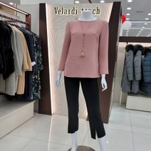 라운드 목걸이 블라우스 (v1a1bl34)